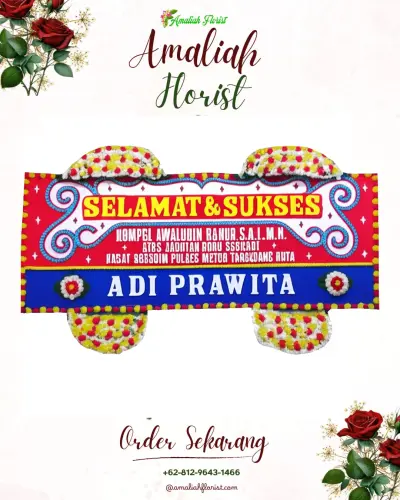 Karangan Bunga Ucapan Selamat sungai andai